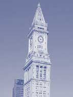 Customs House Clock Tower, Photo © Stanley Rowin