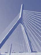 Leonard P. Zakim Bunker Hill Bridge, Photo &copy; Stanley Rowin